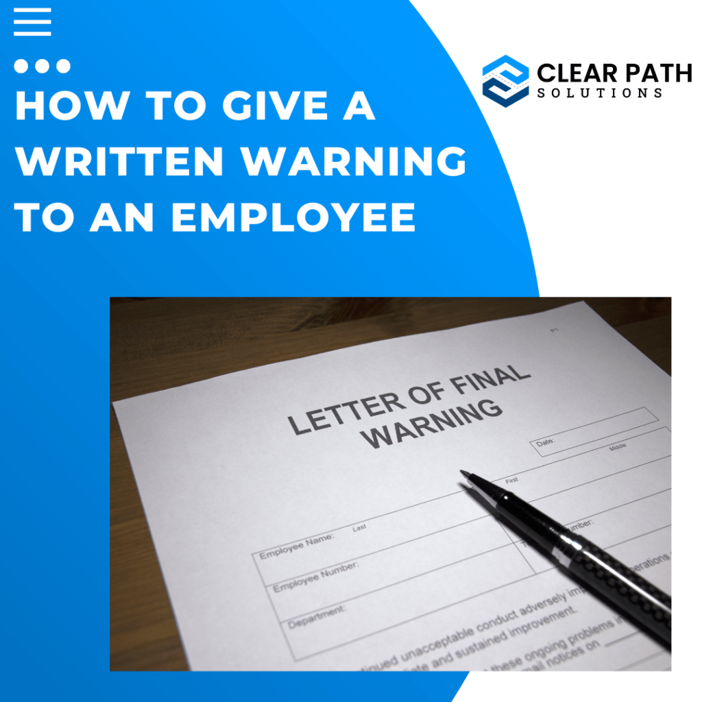 How to Give a Written Warning to an Employee in the UK