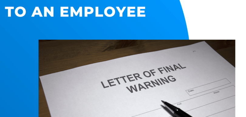 How to Give a Written Warning to an Employee in the UK