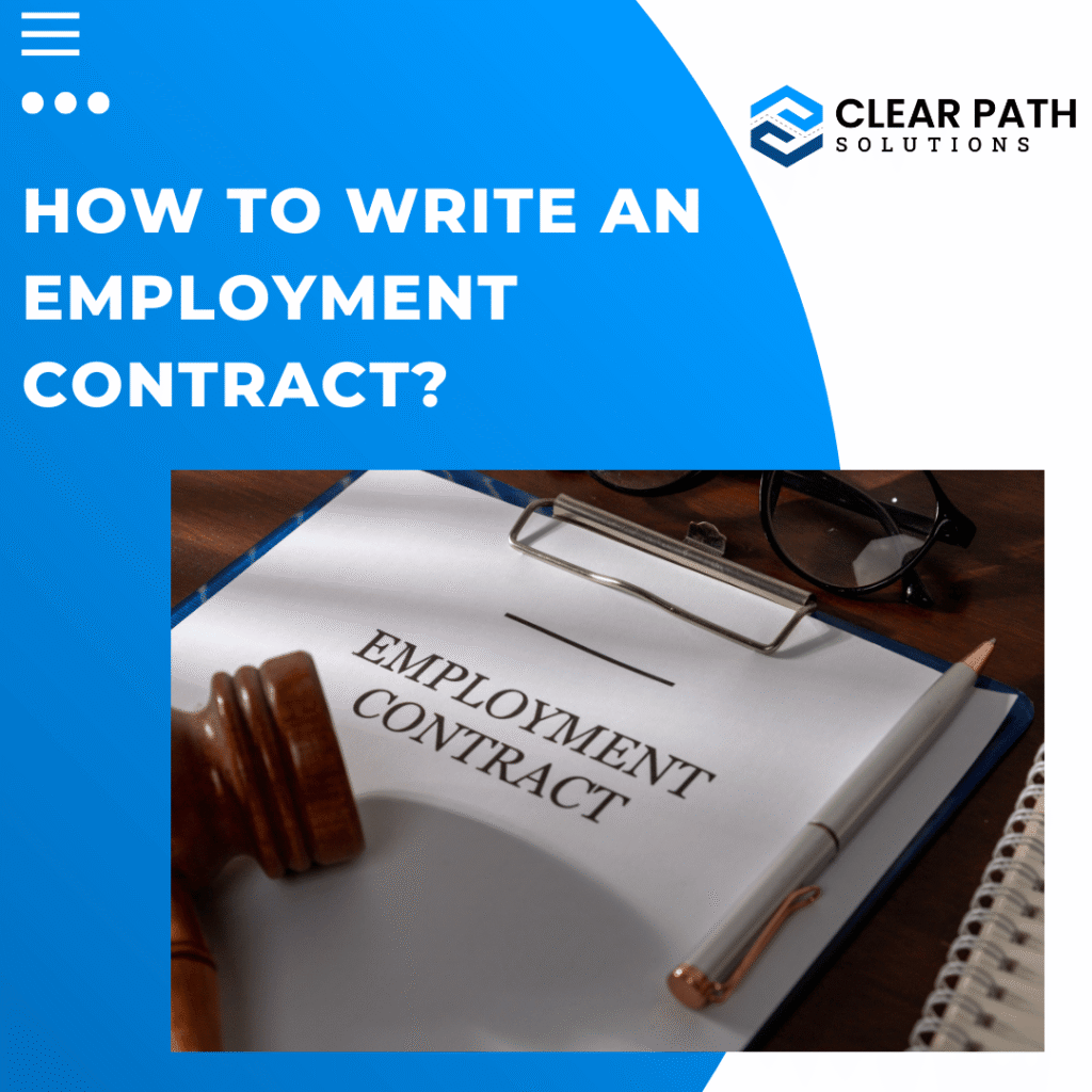 How to Write an Employment Contract?