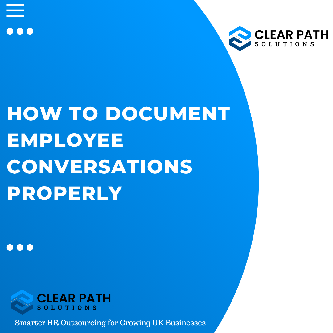 How to Document Employee Conversations Properly