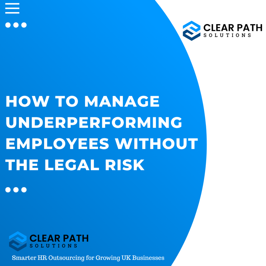 How to Manage Underperforming Employees Without the Legal Risk