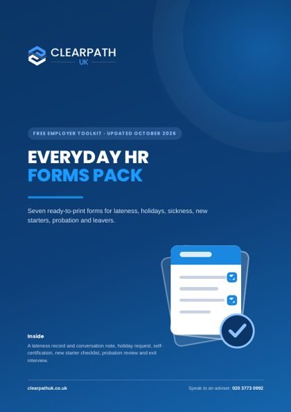 Everyday HR Forms cover