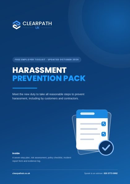Harassment Prevention Pack cover