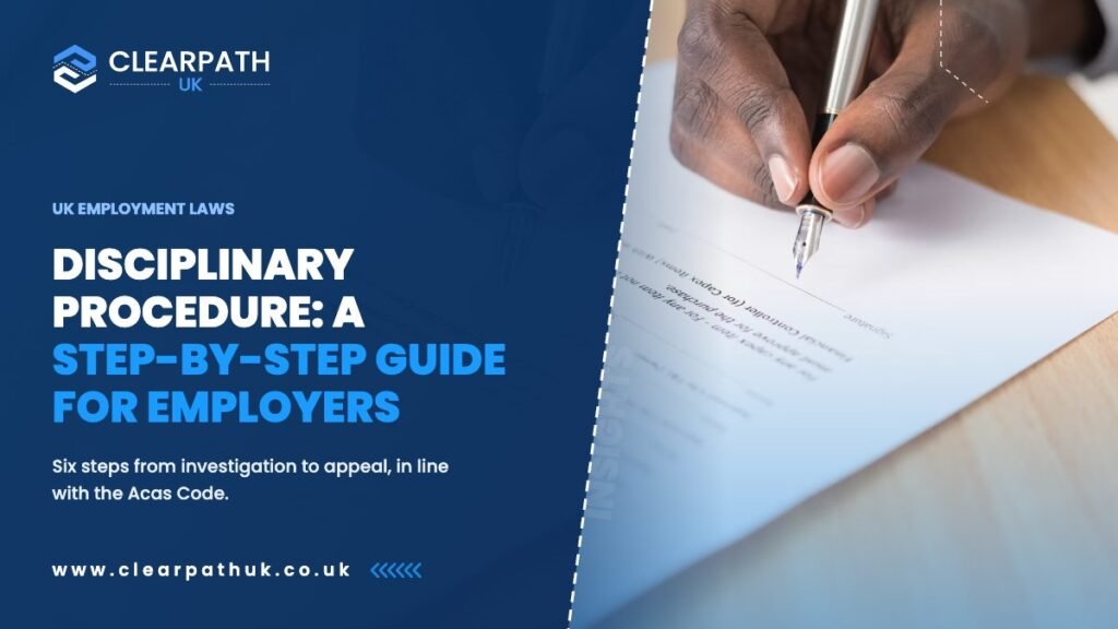 Disciplinary Procedure: A Step-by-Step Guide for Employers